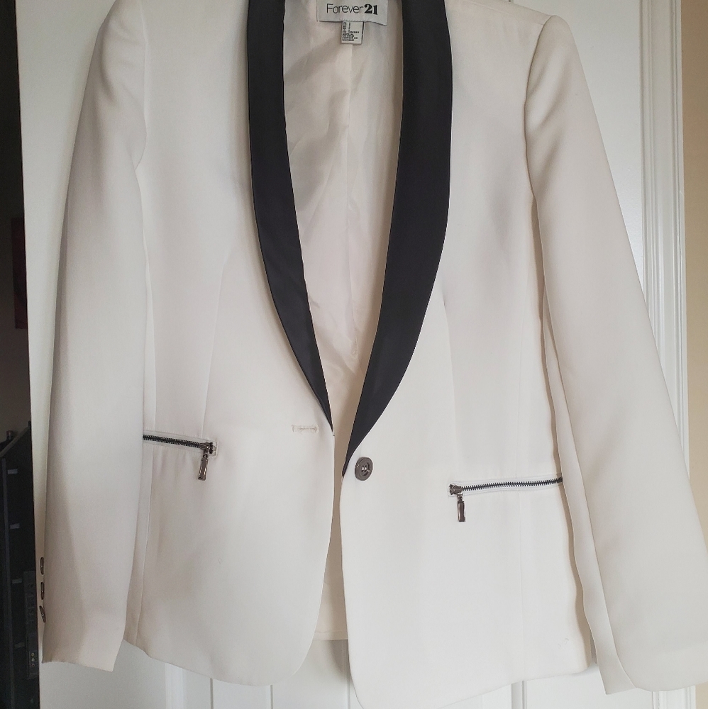 White blazer